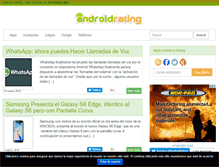 Tablet Screenshot of androidrating.com
